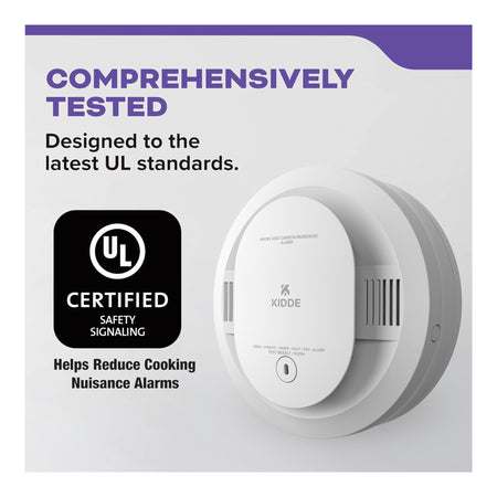 Kidde 30CUDR Smoke & Carbon Monoxide Detector Battery Powered LED UL