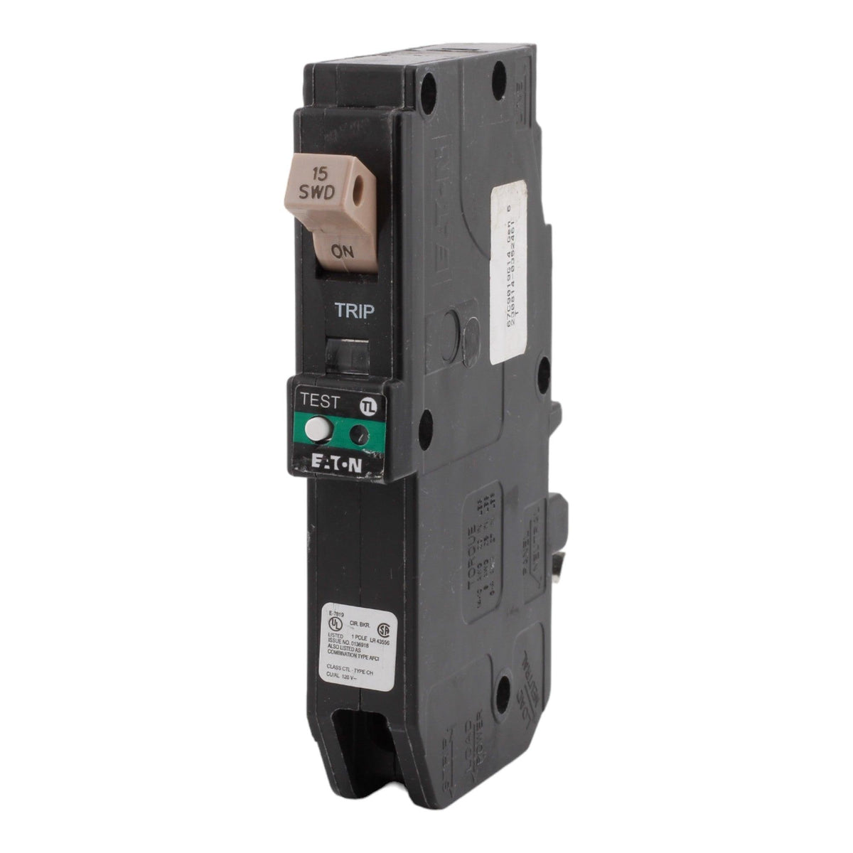 Eaton CHFP115AF 15A 120V 1-pole AFCI Circuit Breaker Plug-on Neutral