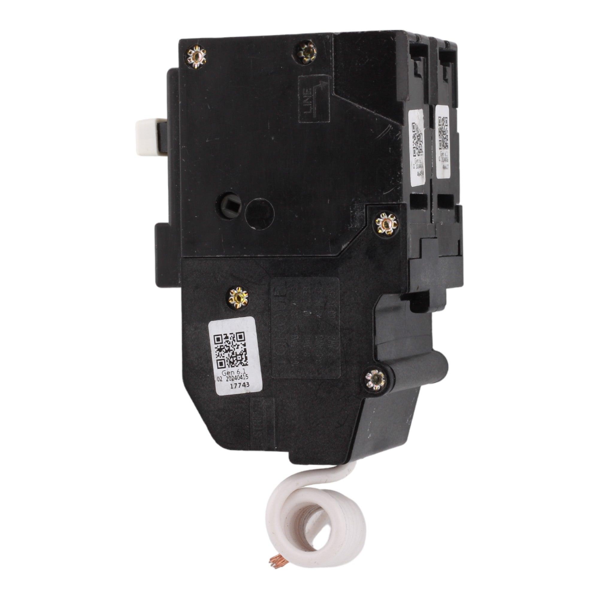 Eaton BRN230GF 30A 120/240V 2-pole GFCI Circuit Breaker Pigtail Neutral