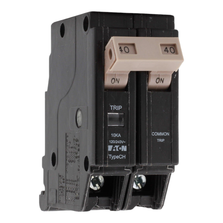 Eaton CHF240 40 Amp Double Pole 240V Plug-In Standard Trip Circuit Breaker UL