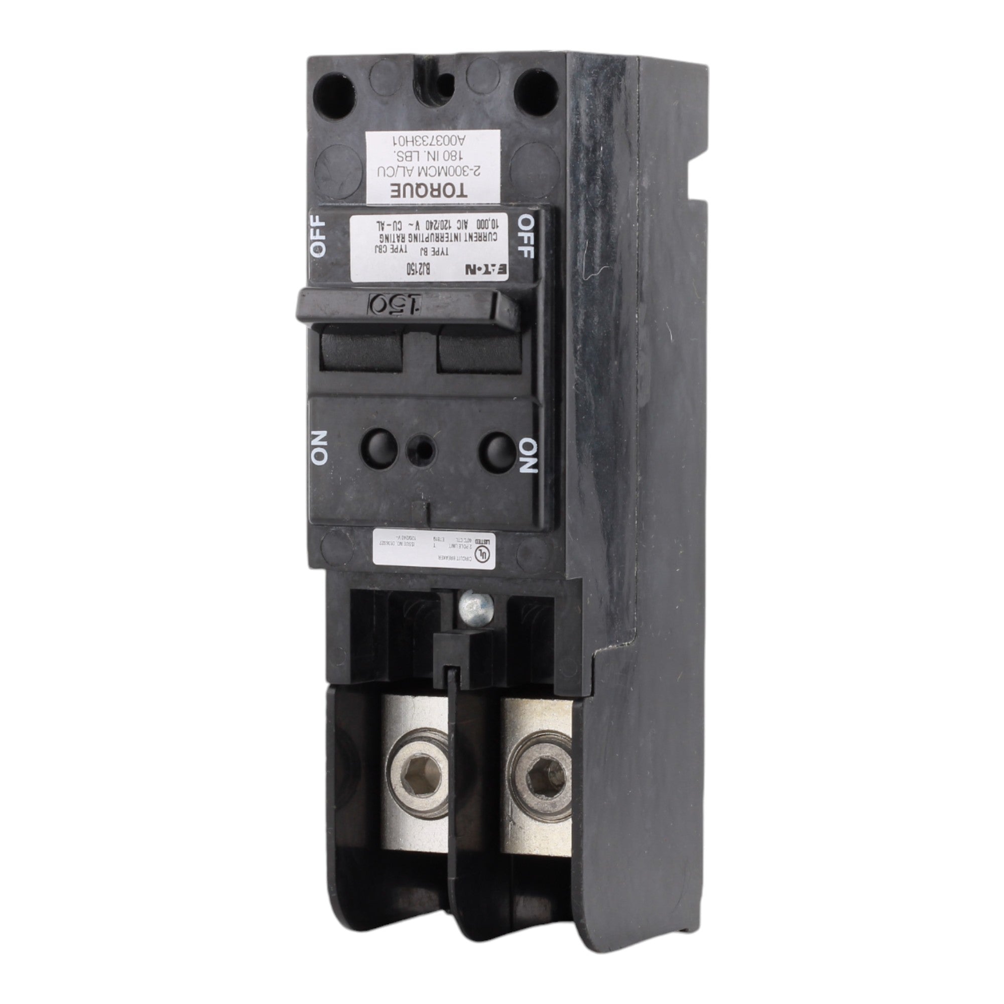 Eaton BJ2150 150A 2-Pole Main Circuit Breaker