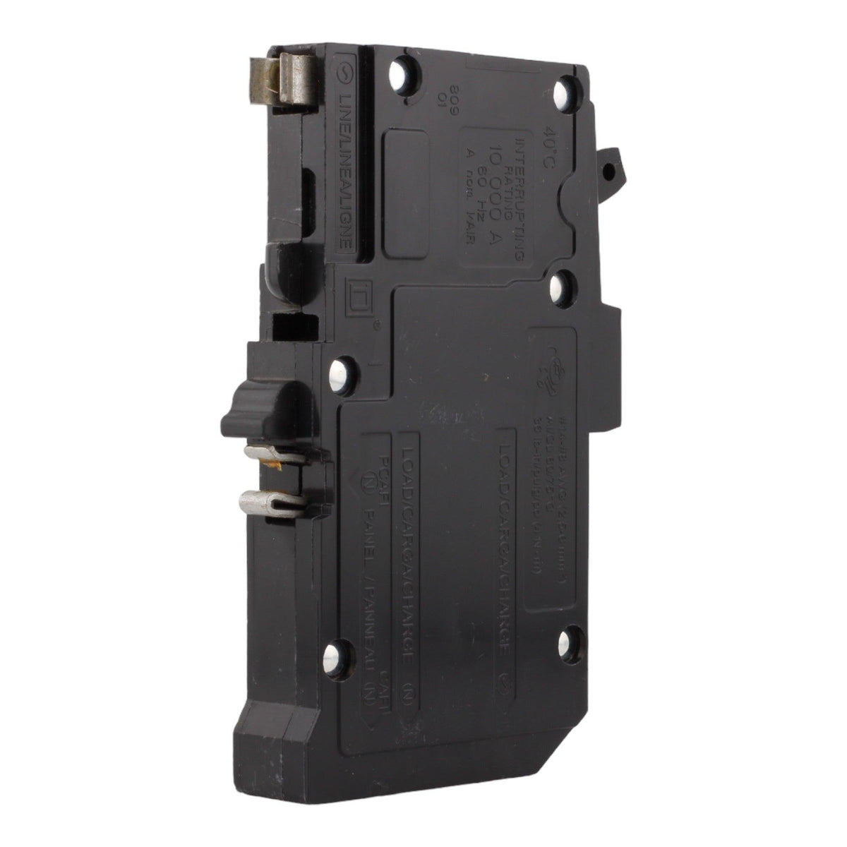 Square D QO115PCAFI 15 Amp Single Pole 120V Plug-On Neutral AFCI Arc Fault Circuit Breaker UL