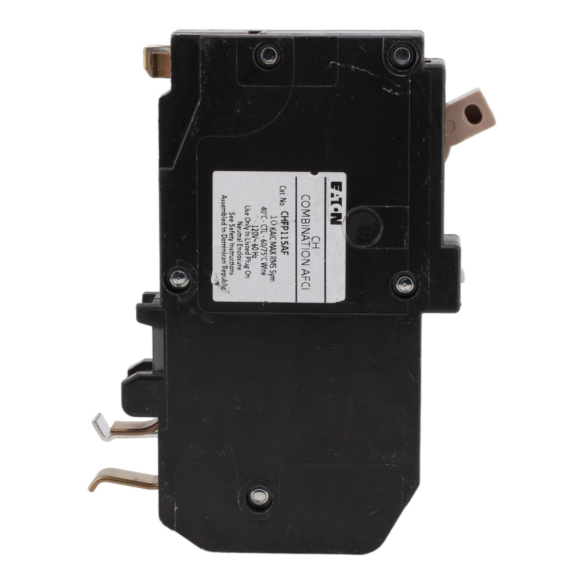 Eaton CHFP115AF 15A 120V 1-pole AFCI Circuit Breaker Plug-on Neutral