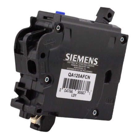 Siemens QA120AFCN 20 Amp Single Pole 120V Plug-On Neutral AFCI Arc Fault Circuit Breaker UL