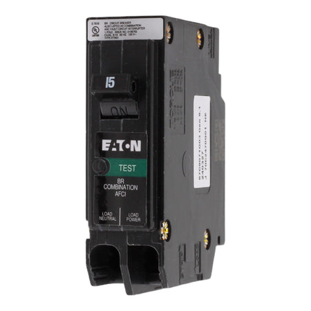 Eaton BRP115AF 15 Amp Single Pole 120V Plug-On Neutral AFCI Arc Fault Circuit Breaker UL - RES LLC Store