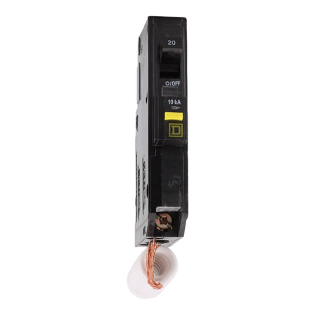 Square D QO120GFI 20 Amp Single Pole 120V Pigtail-Neutral GFCI Ground Fault Circuit Breaker UL