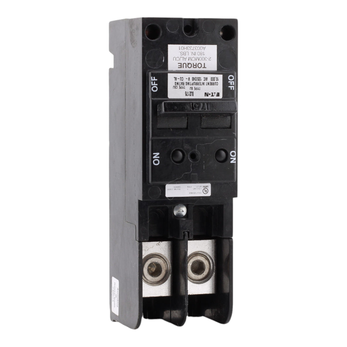 Eaton BJ2175 175A 2-Pole Main Circuit Breaker