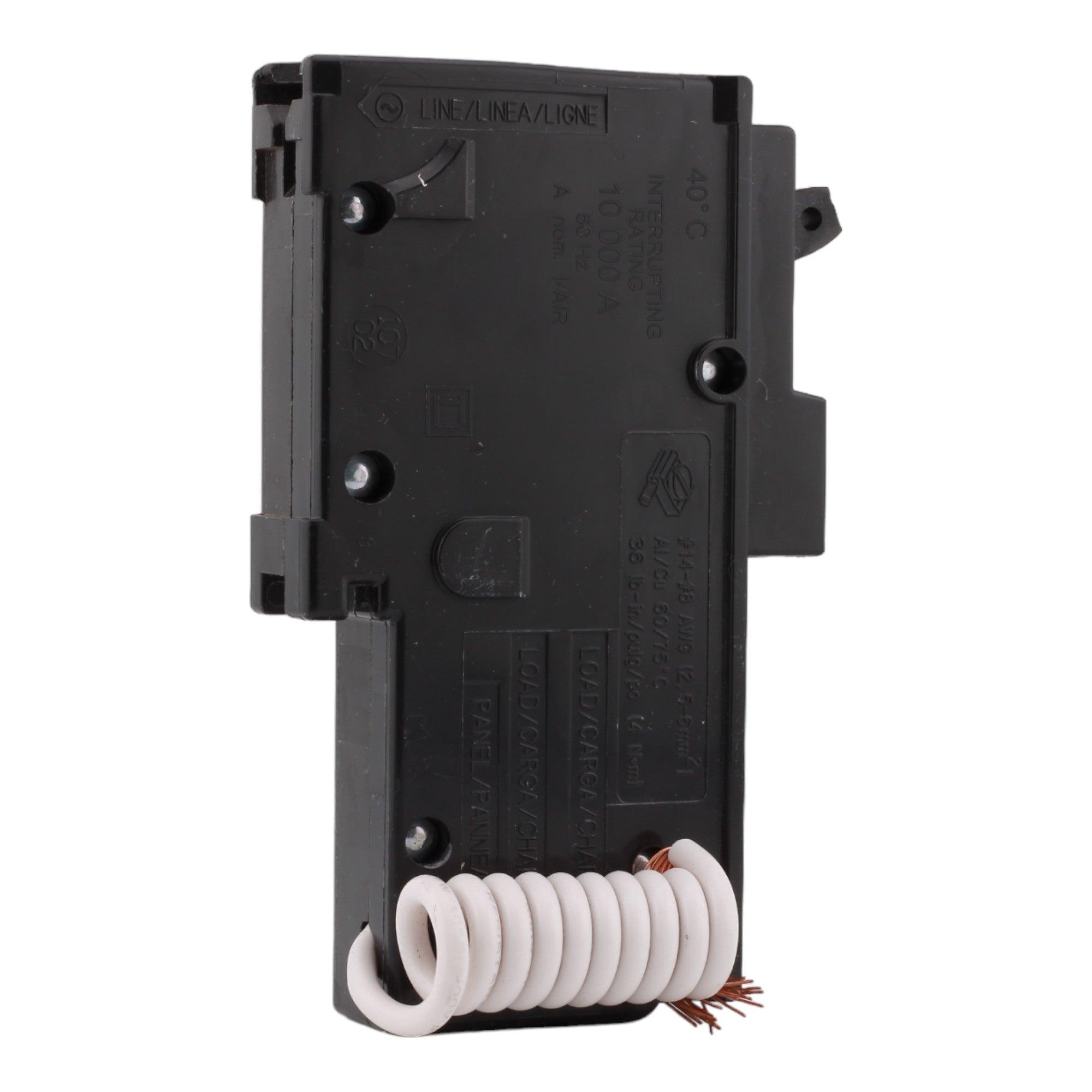 Square D HOM115CAFIC 15 Amp Single Pole 120V Pigtail-Neutral AFCI Arc Fault Circuit Breaker UL