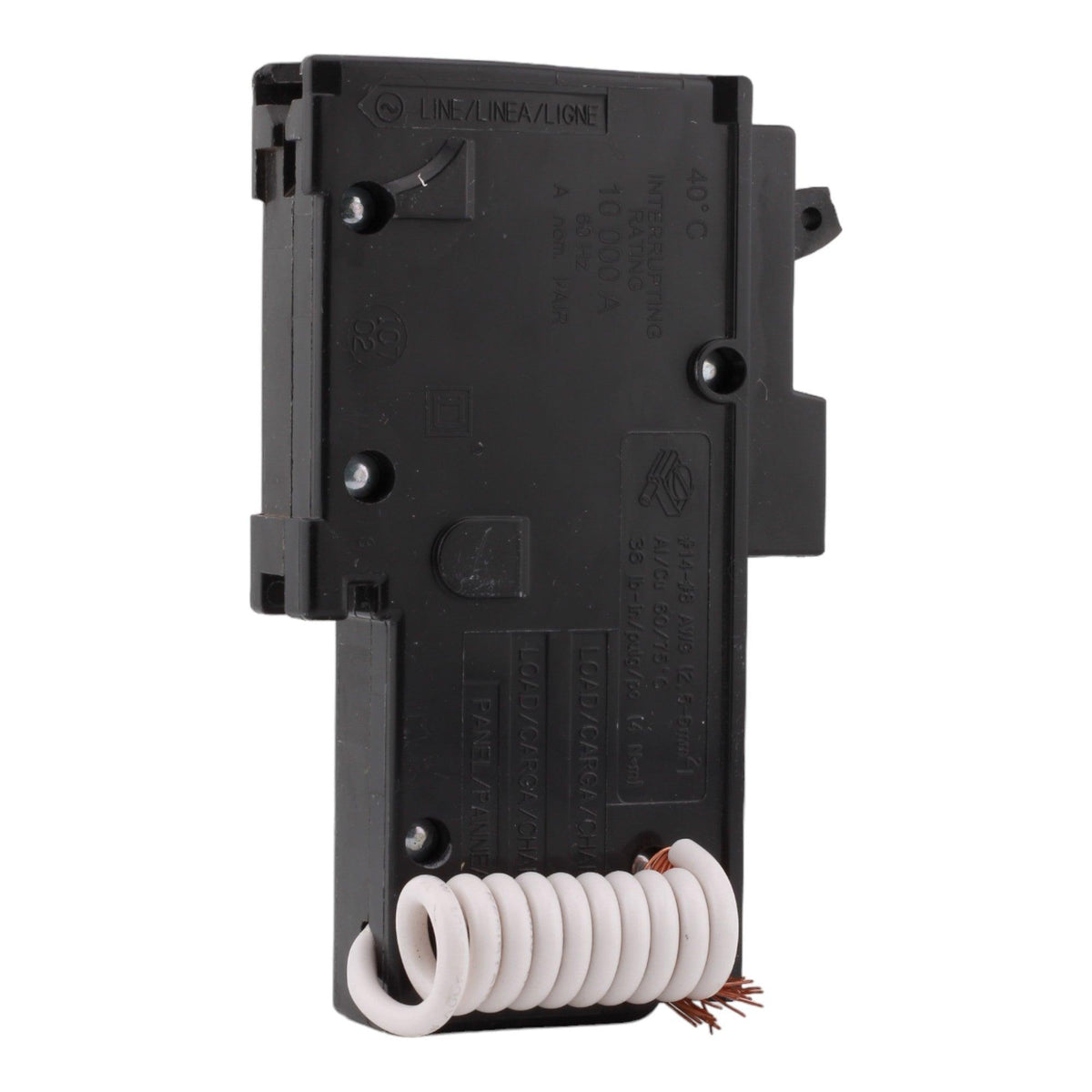 Square D HOM115CAFI 15 Amp Single Pole 120V Pigtail-Neutral AFCI Arc Fault Circuit Breaker UL