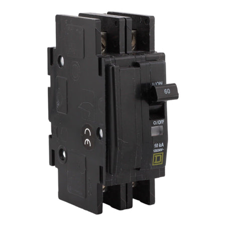 Square D QOU260 60 Amp Double Pole 240V Bolt-On Standard Trip Circuit Breaker UL