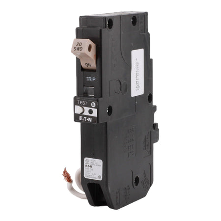 Eaton CHFN120GF 20 Amp Single Pole 120V Pigtail-Neutral GFCI Ground Fault Circuit Breaker UL