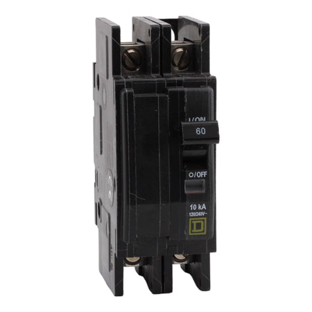 Square D QOU260 60 Amp Double Pole 240V Bolt-On Standard Trip Circuit Breaker UL