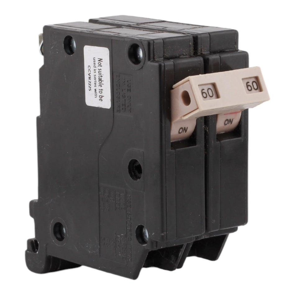 Eaton CH260 60 Amp Double Pole 240V Plug-In Standard Trip Circuit Breaker UL