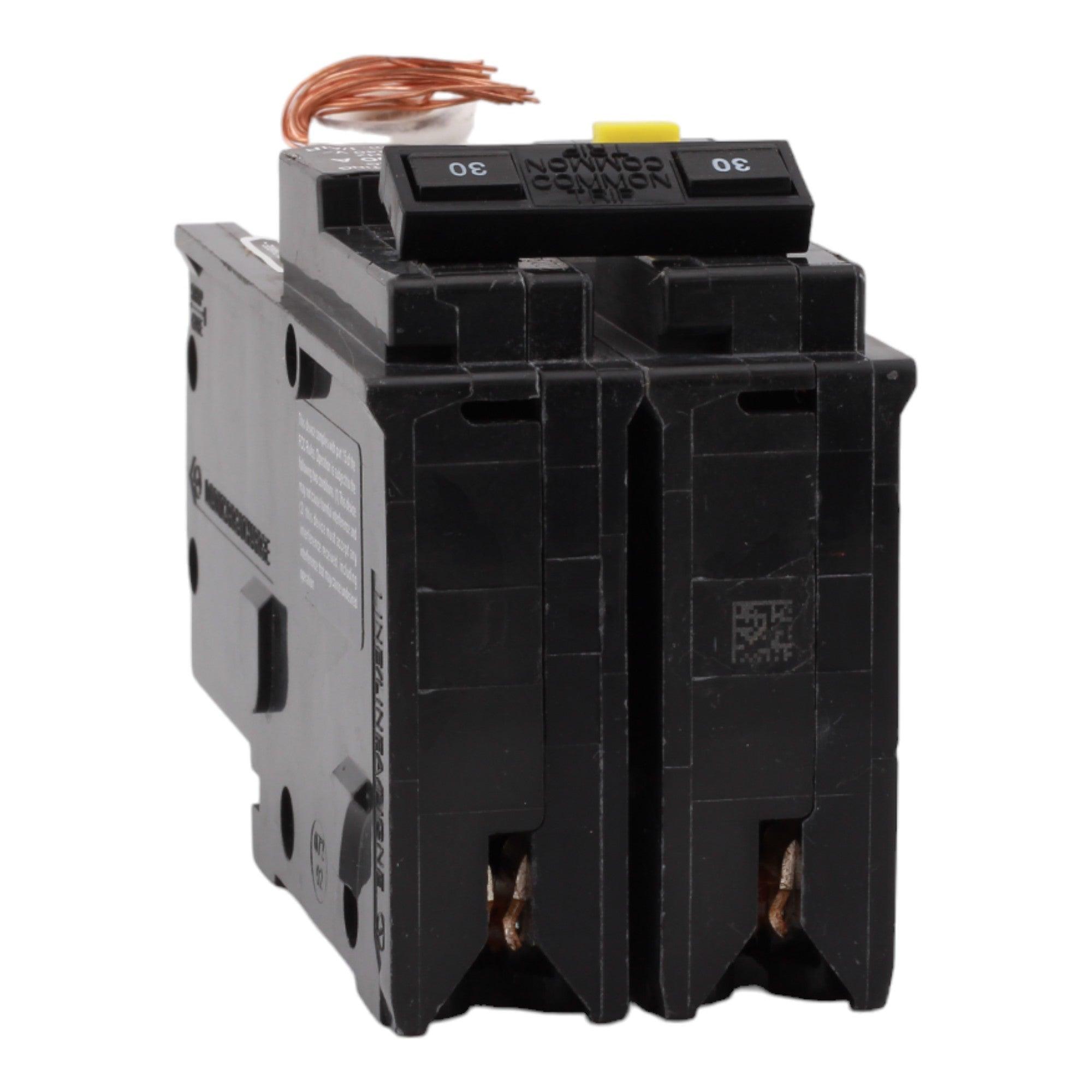 Square D HOM230GFI 30 Amp Double Pole 240V Pigtail-Neutral GFCI Ground Fault Circuit Breaker UL