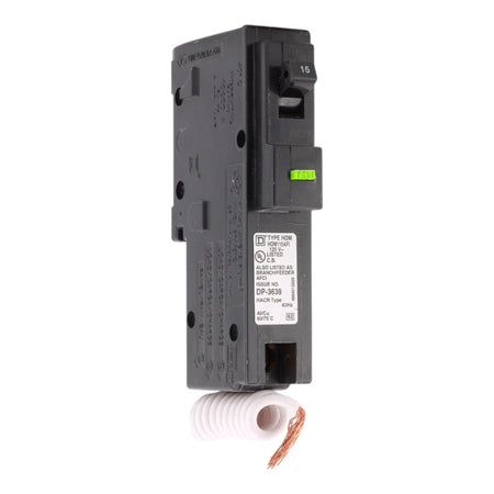 Square D HOM115AFIC 15A 120V 1-Pole AFCI Circuit Breaker Pigtail Neutral