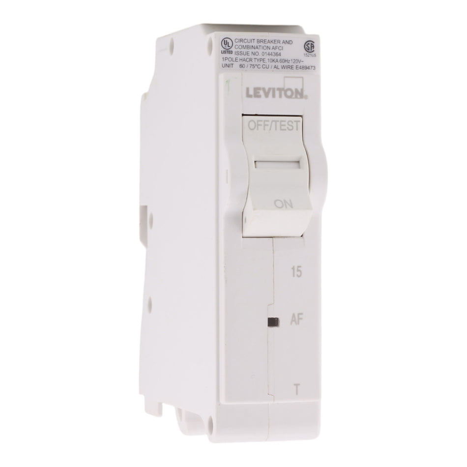 Leviton LB115-AFT 15 Amps 120 Volts Single-Pole AFCI Circuit Breaker for Leviton Load Centers