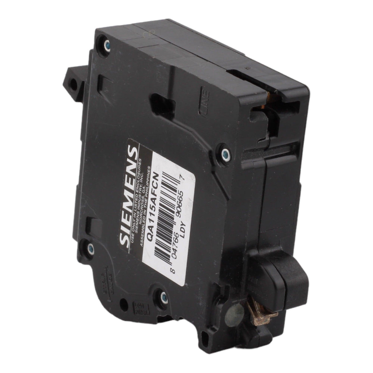 Siemens QA115AFCN 15 Amp Single Pole 120V Plug-On Neutral AFCI Arc Fault Circuit Breaker UL