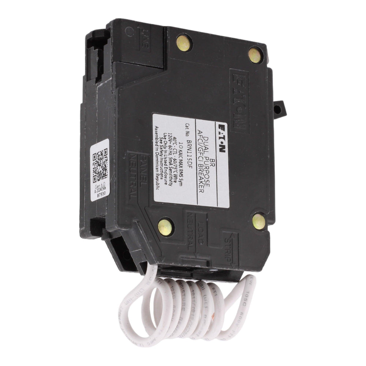 Eaton BRN115A1CS 15A 120V 1-pole AFCI/GFCI All-in-One Breaker UL