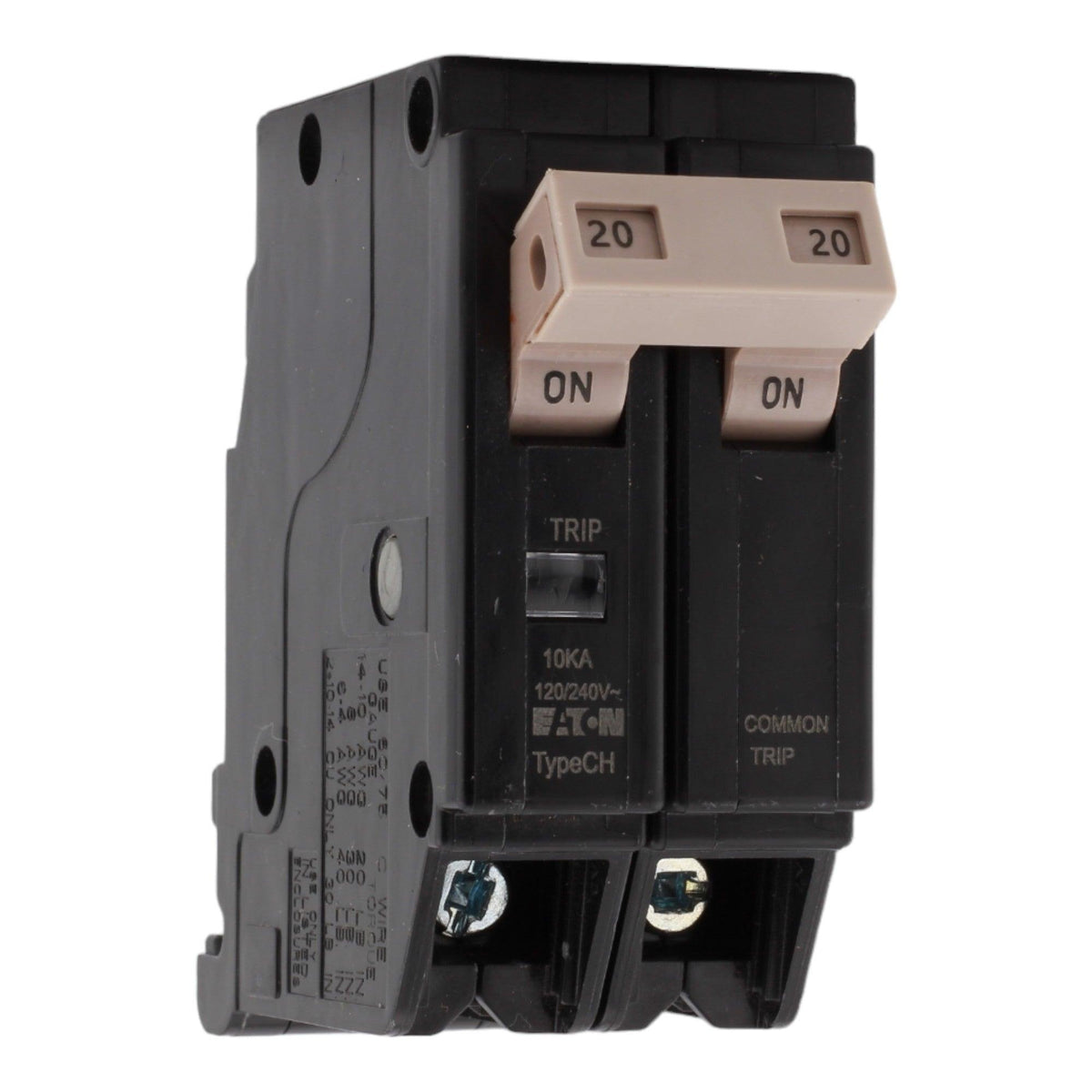 Eaton CHF220 20 Amp Double Pole 240V Plug-In Standard Trip Circuit Breaker UL