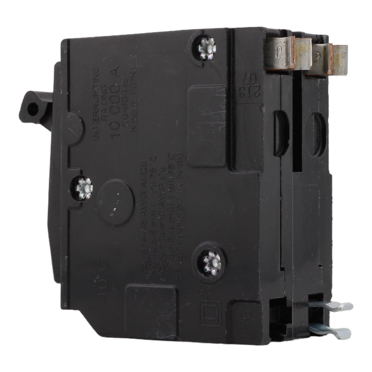 Square D QO225 25 Amp Double Pole 240V Plug-In Standard Trip Circuit Breaker UL