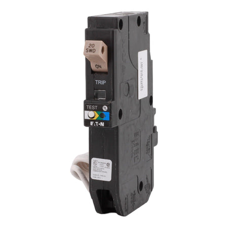 Eaton CHFN120A1CS 20 Amp Single Pole 120V Pigtail-Neutral AFCI/GFCI Dual Function Circuit Breaker UL