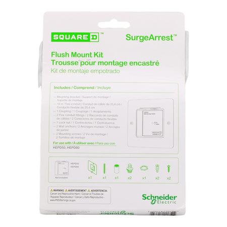 Square D HEPD58MKF Flush Mount Kit for HEPD Surge Protective Devices - For HEPD50 and HEPD80 Models