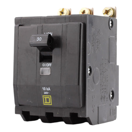 Square D QOB330 30 Amp 3 Pole 240V Standard Trip Bolt-On Circuit Breaker UL