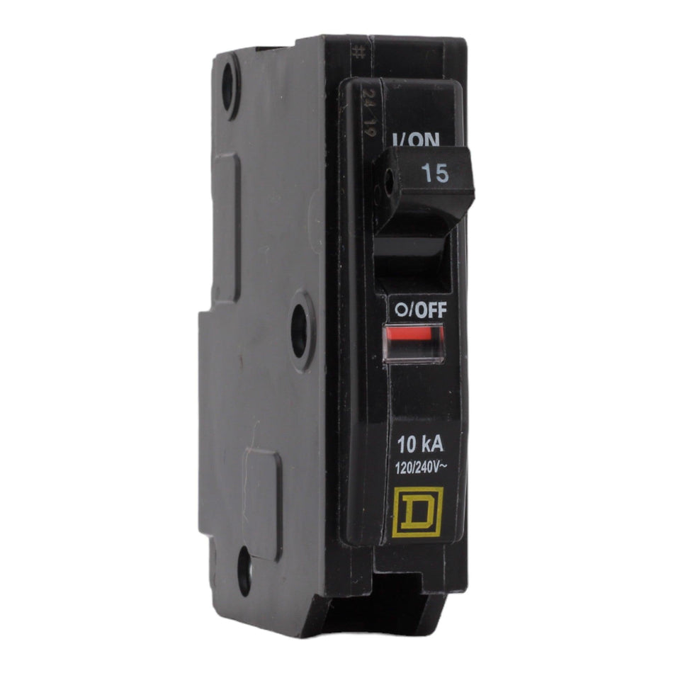 Square D QO115 15 Amp Single Pole 120V Plug-In Standard Trip Circuit Breaker UL - RES LLC Store