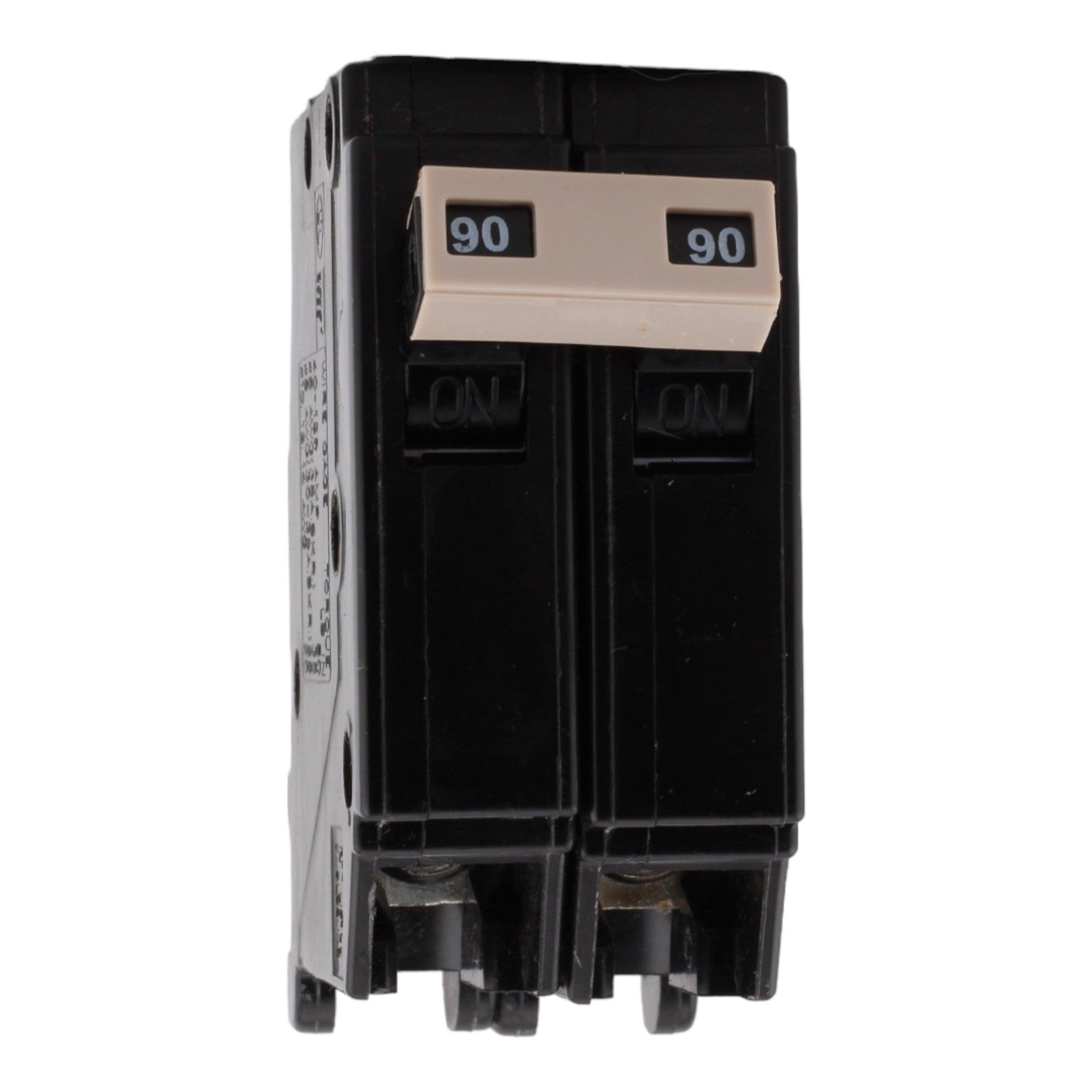 Eaton CH290 90 Amp Double Pole 240V Plug-In Standard Trip Circuit Breaker UL