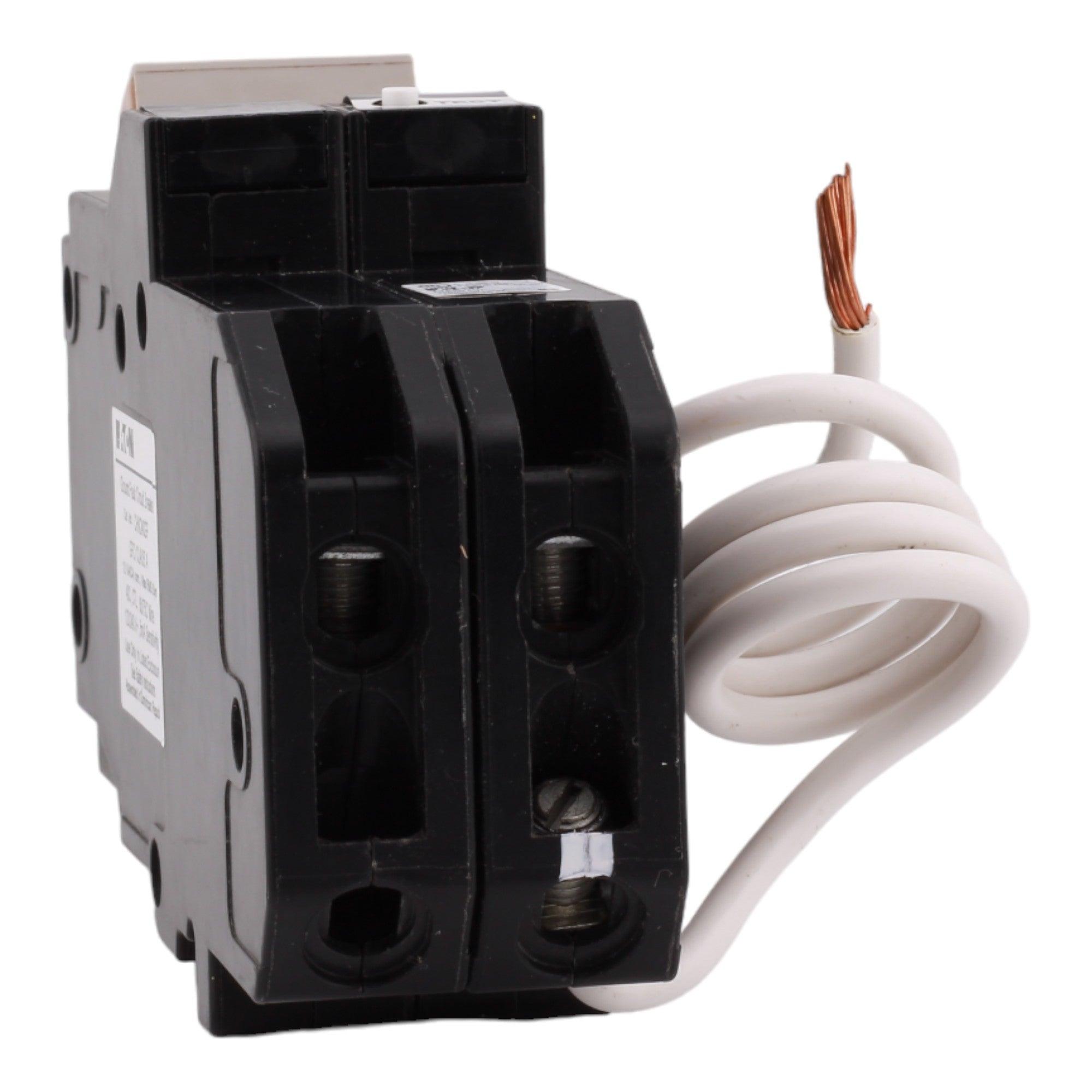 Eaton CHN240GF 40 Amp Double Pole 240V Pigtail-Neutral GFCI Ground Fault Circuit Breaker UL