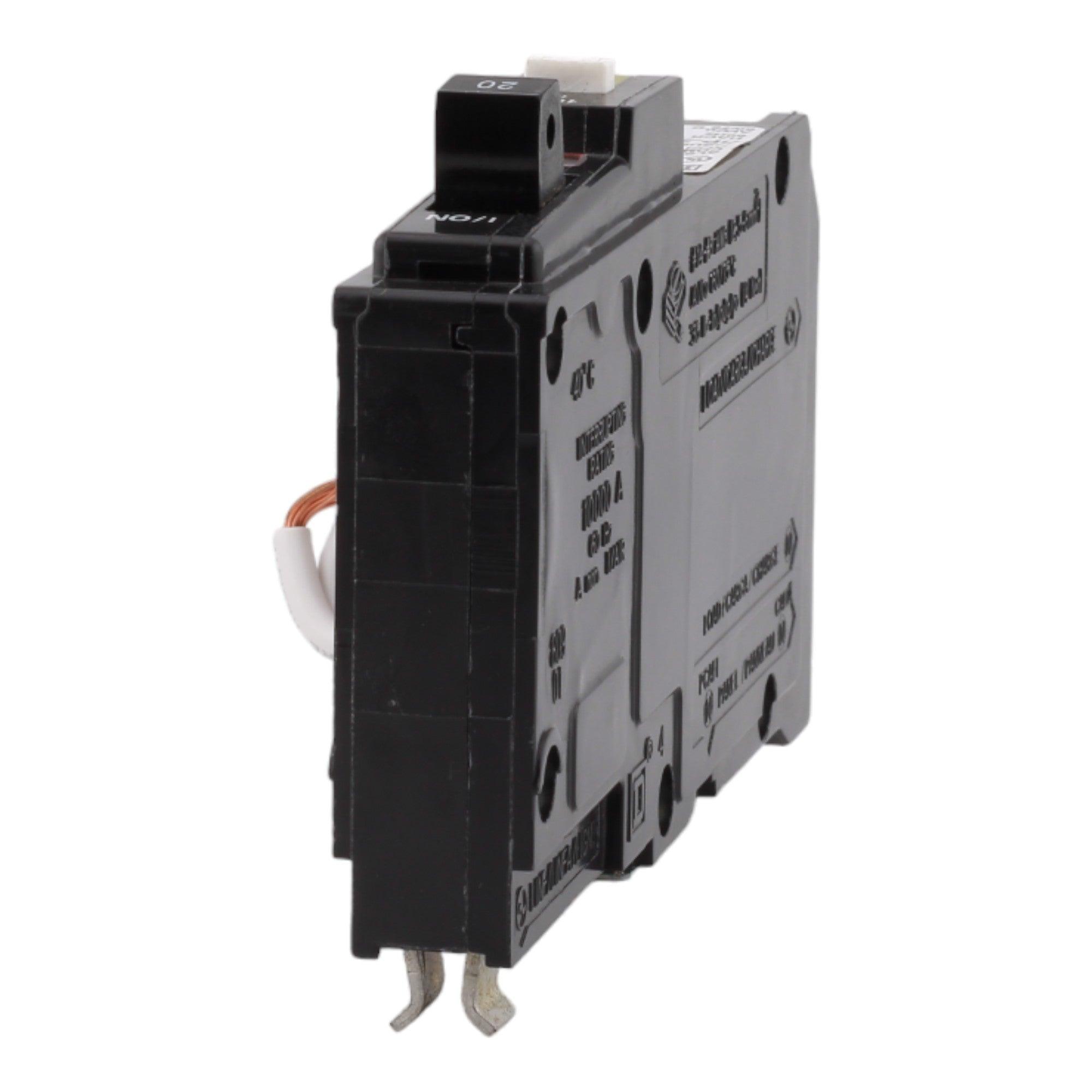 Square D QO120CAFI 20 Amp Single Pole 120V Pigtail-Neutral AFCI Arc Fault Circuit Breaker UL