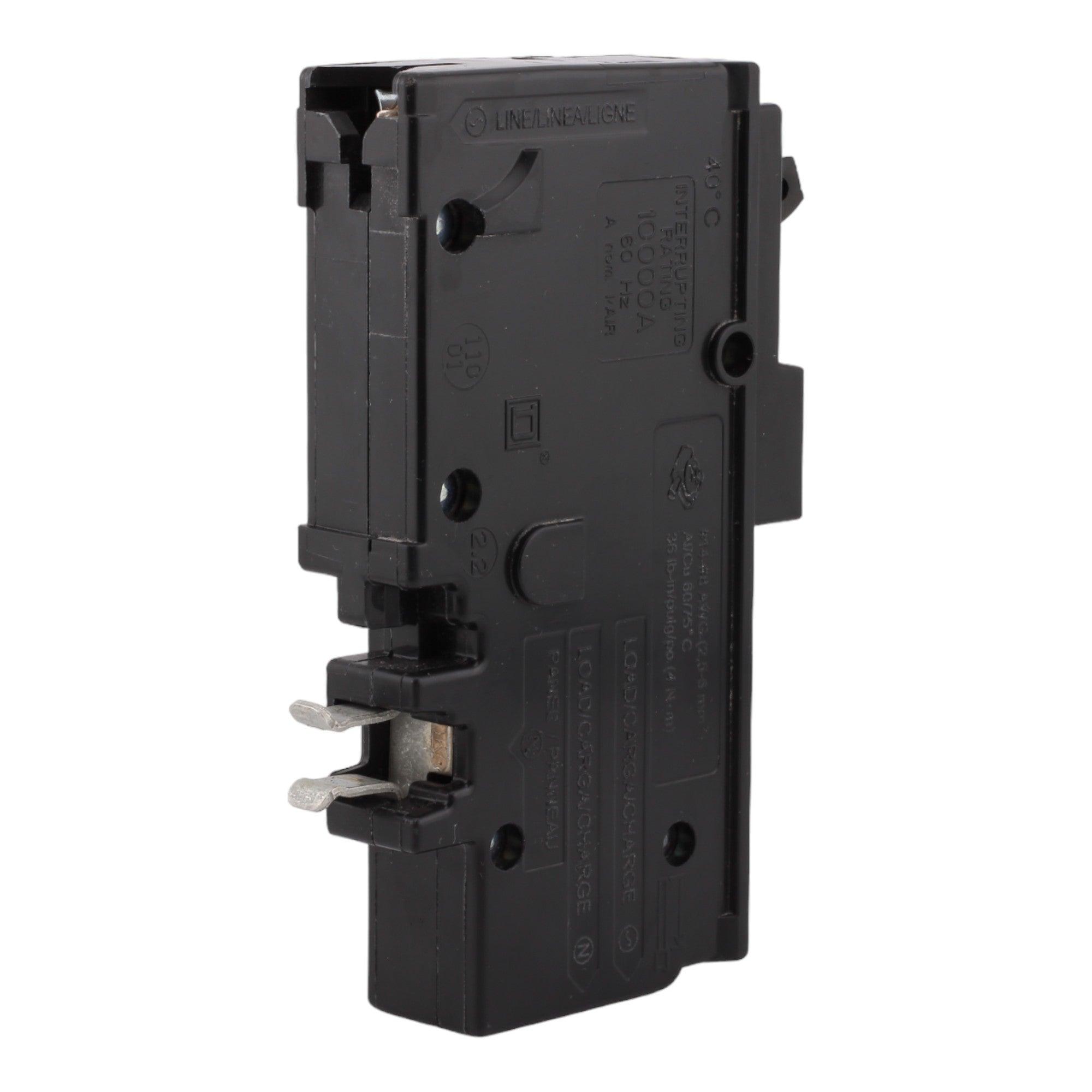 Square D HOM115PCAFI 15 Amp Single Pole 120V Plug-On Neutral AFCI Arc Fault Circuit Breaker UL - RES LLC Store