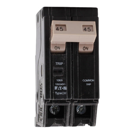 Eaton CHF245 45 Amp Double Pole 240V Plug-In Standard Trip Circuit Breaker UL