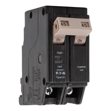 Eaton CHF245 45 Amp Double Pole 240V Plug-In Standard Trip Circuit Breaker UL