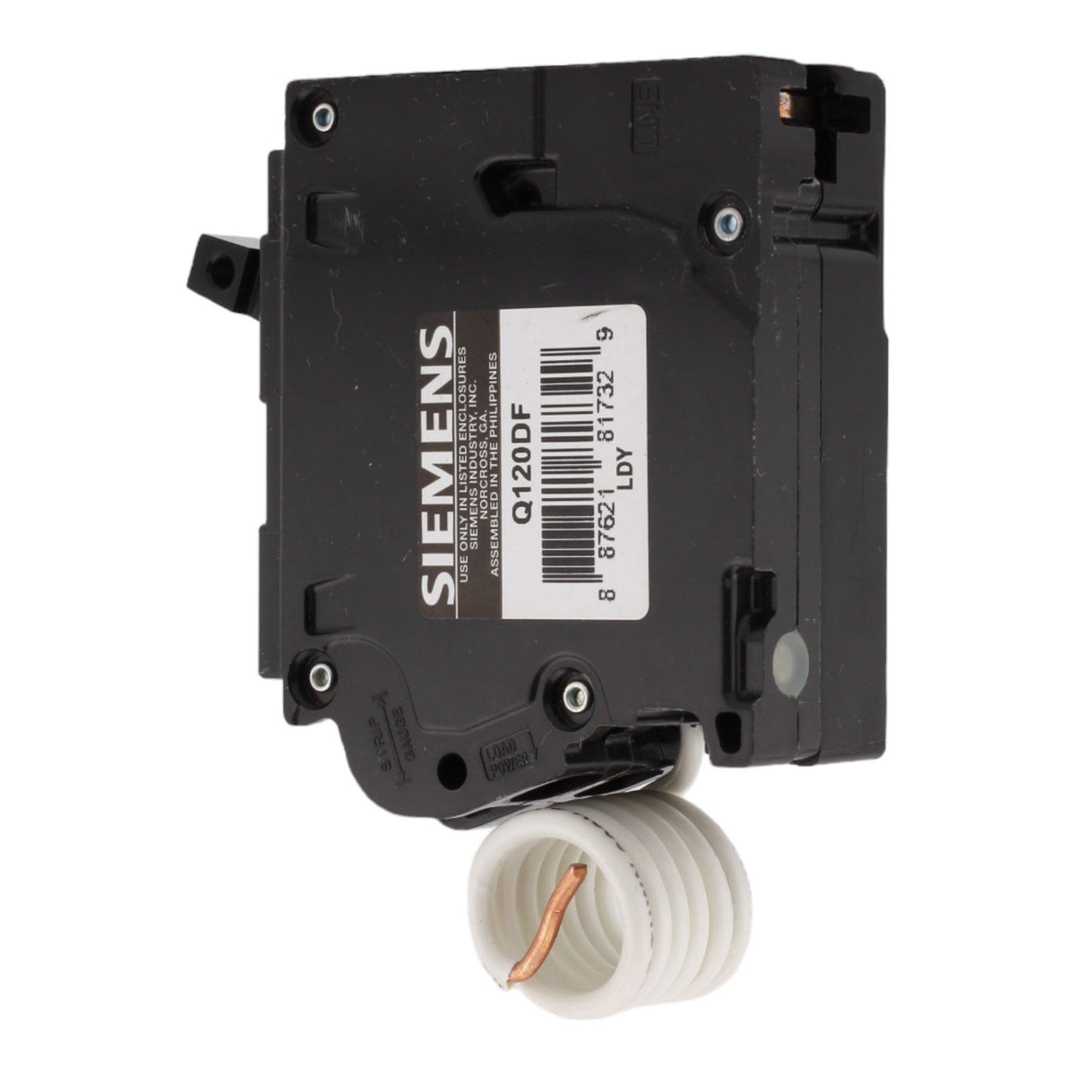 Siemens Q120DF 20 Amp Single Pole 120V Pigtail-Neutral AFCI/GFCI Dual Function Circuit Breaker UL