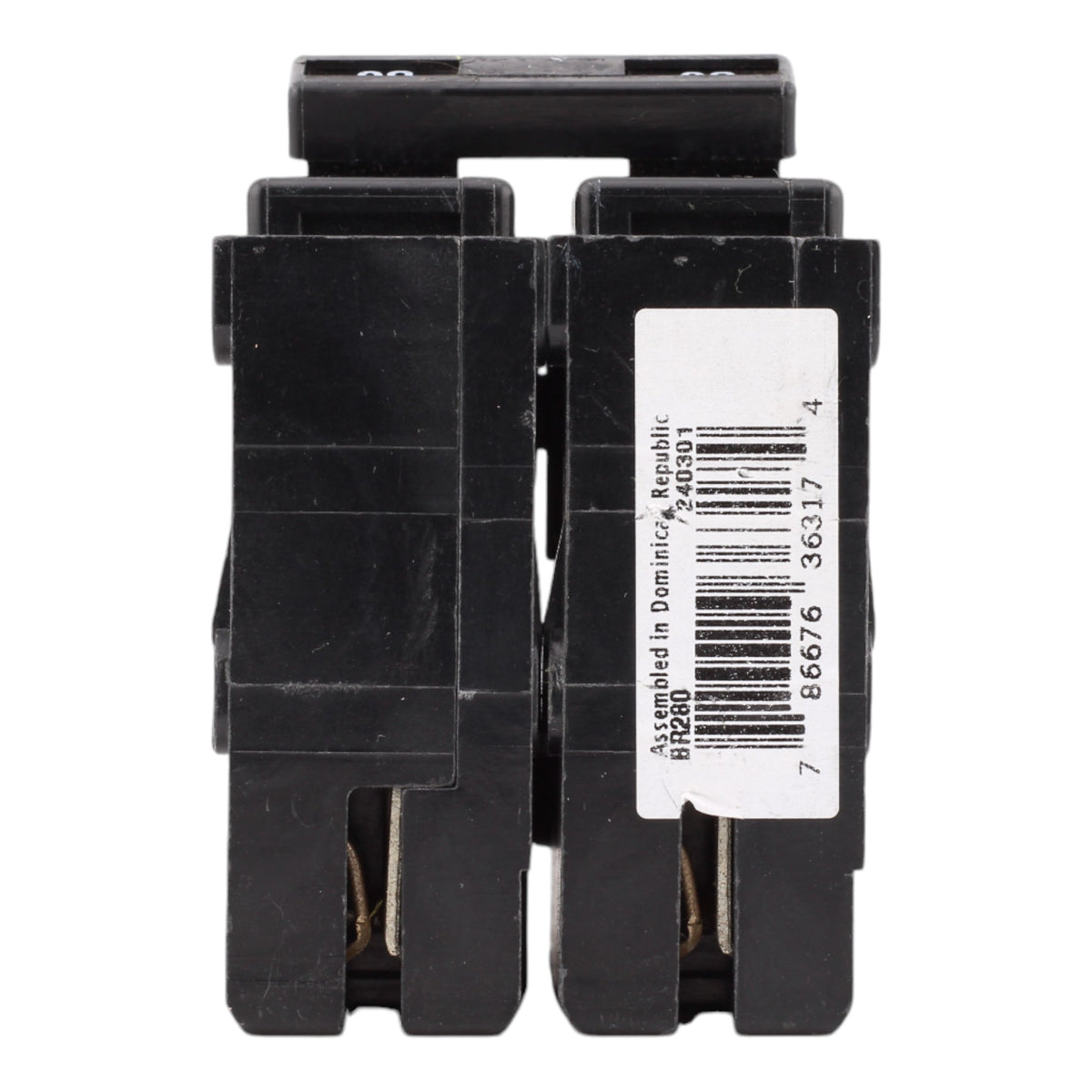 Eaton BR280 80 Amp Double Pole 240V Plug-In Standard Trip Circuit Breaker UL