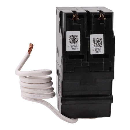 Eaton BRN240GF 40 Amp Double Pole 240V Pigtail-Neutral GFCI Ground Fault Circuit Breaker UL