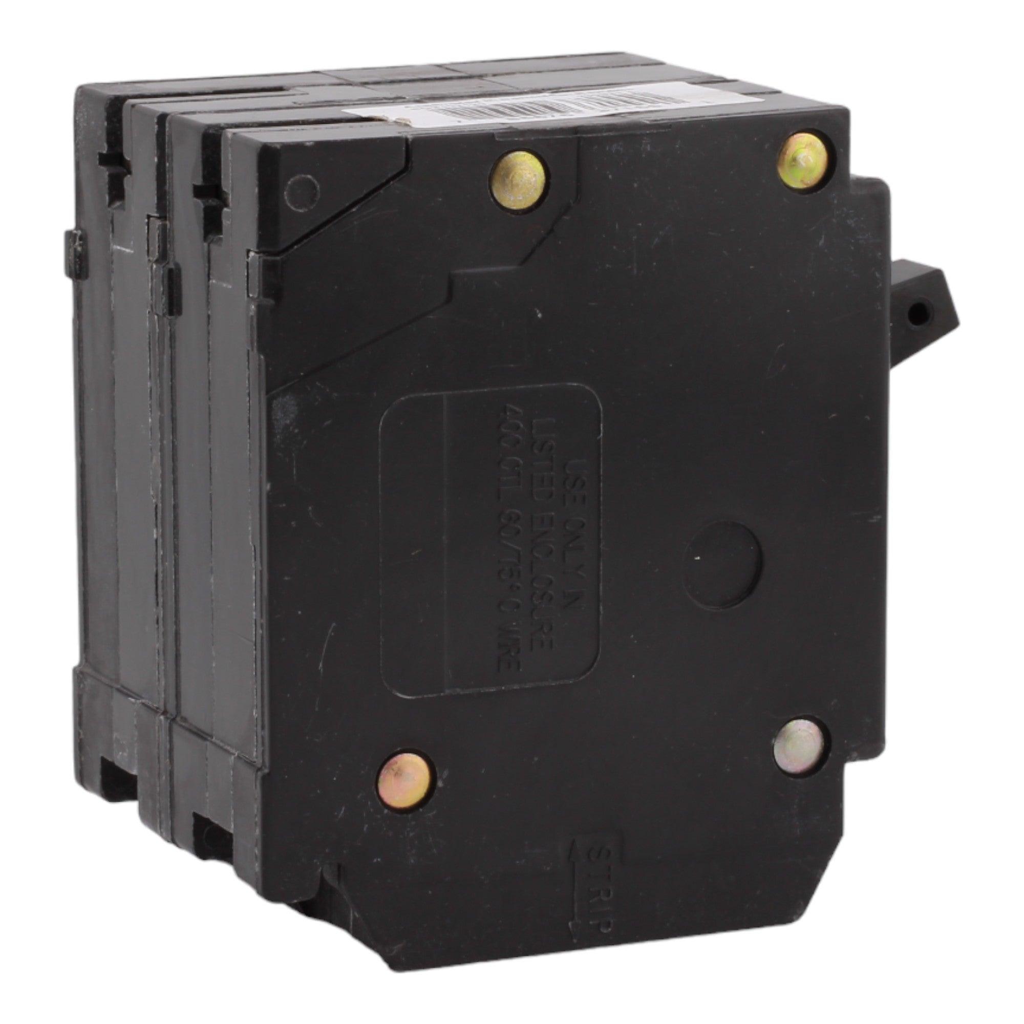 Eaton BQ2302120 30/20 Amp Quad Circuit Breaker - Standard Trip, 120/240V, Plug-On, UL Listed