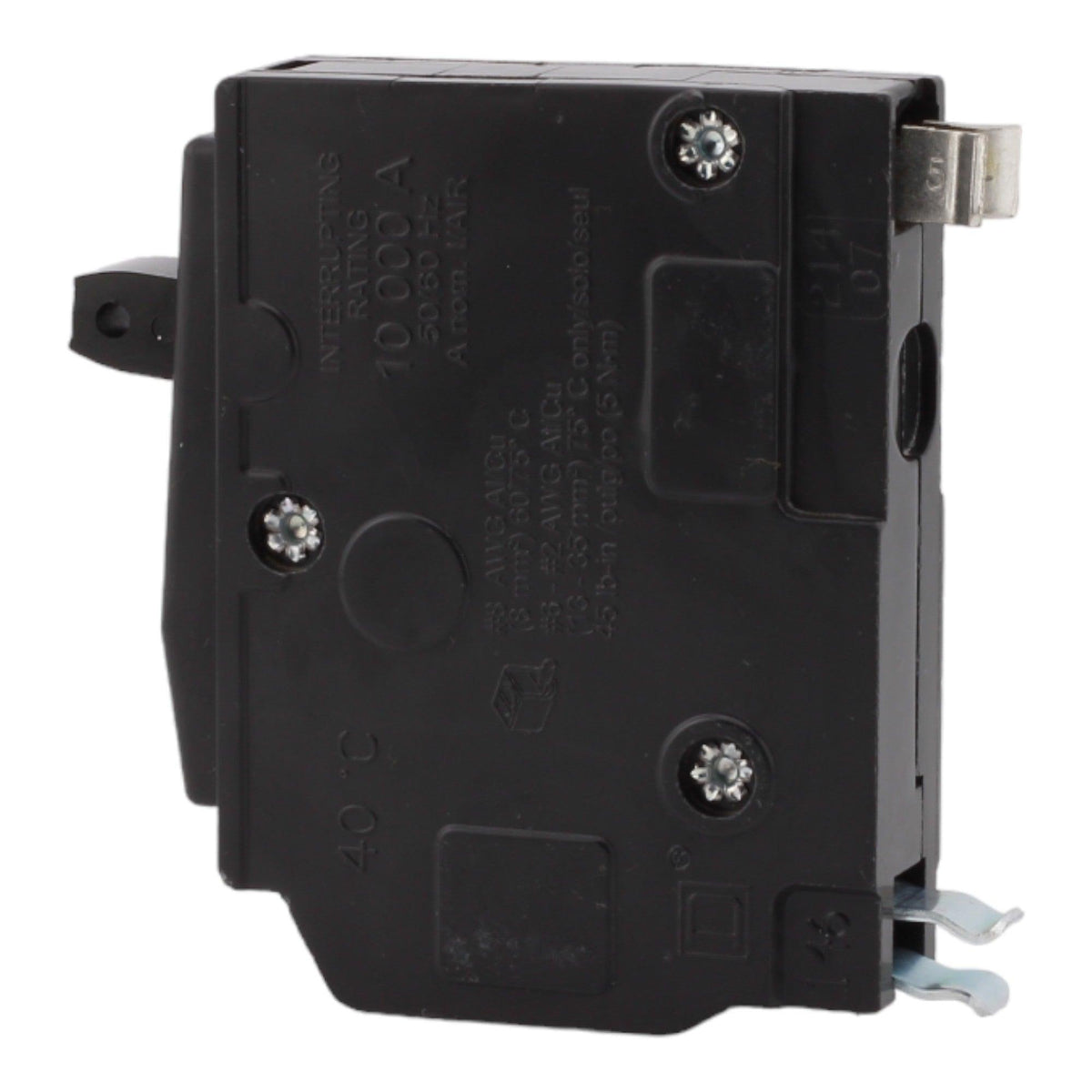 Square D QO150 50 Amp Single Pole 120V Plug-In Standard Trip Circuit Breaker UL