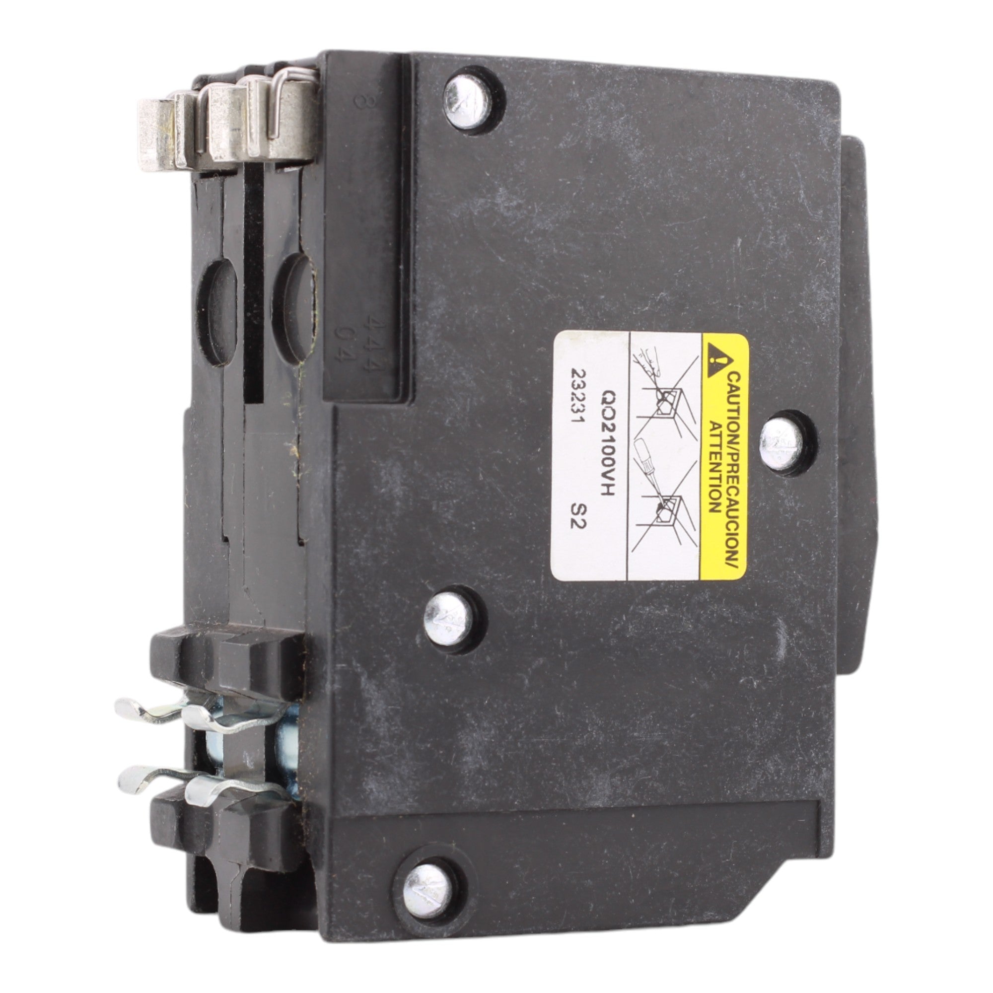 Square D QO2100VH 100 Amp Double Pole 240V Plug-In Standard Circuit Breaker UL