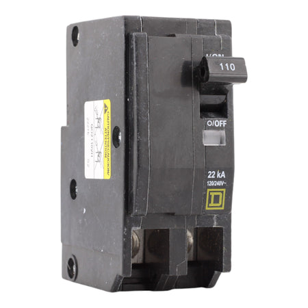 Square D QO2110VH 110 Amp Double Pole 240V Standard Trip Plug-In Circuit Breaker UL