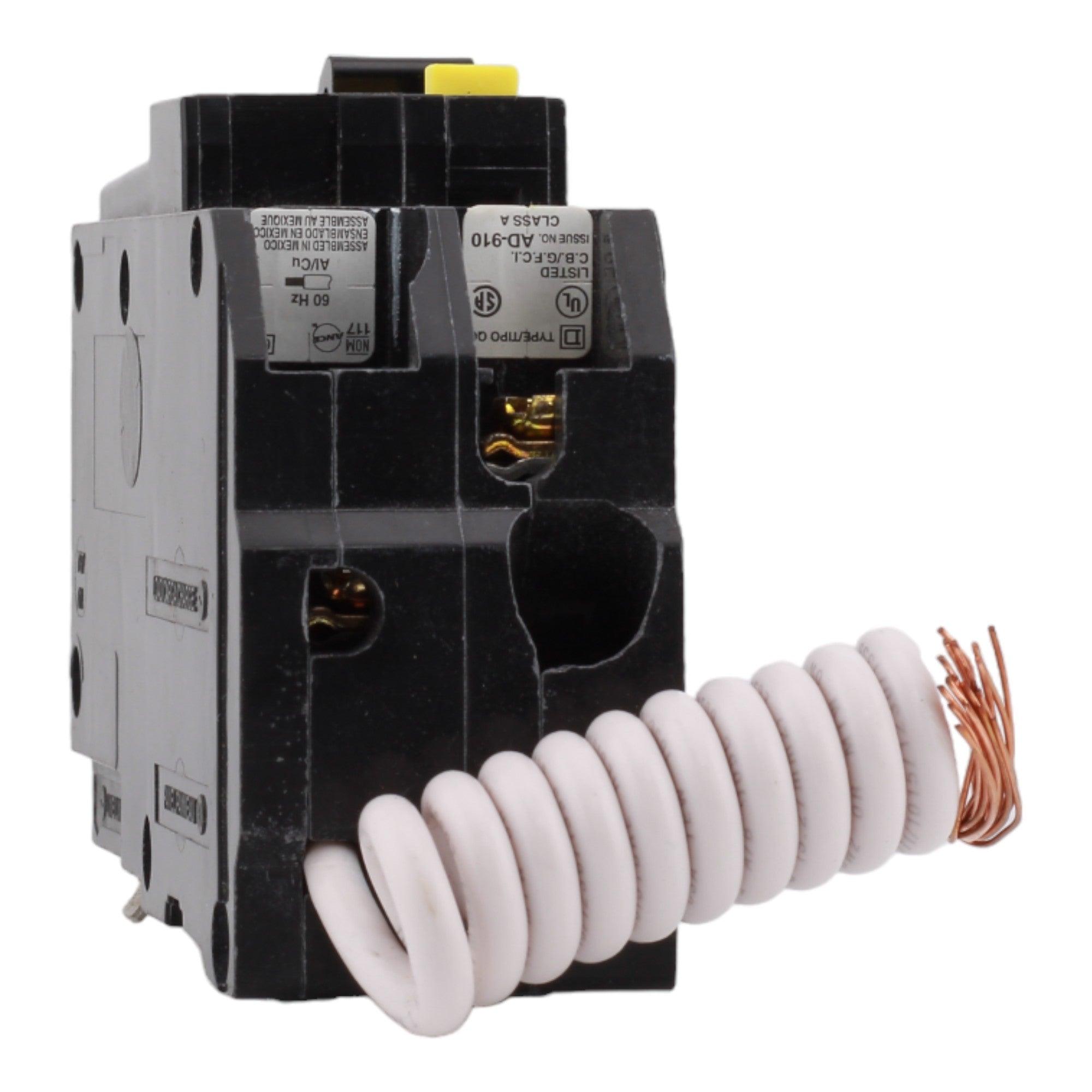 Square D QO220GFI 20 Amp Double Pole 240V Pigtail-Neutral GFCI Ground Fault Circuit Breaker UL - RES LLC Store