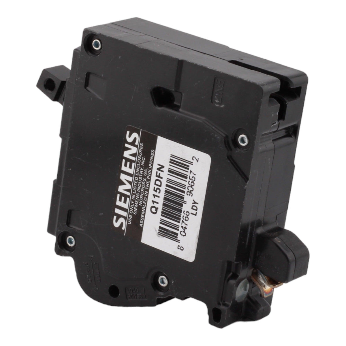 Siemens Q115DFN 15 Amp Single Pole 120V Plug-On Neutral AFCI/GFCI Dual Function Circuit Breaker UL