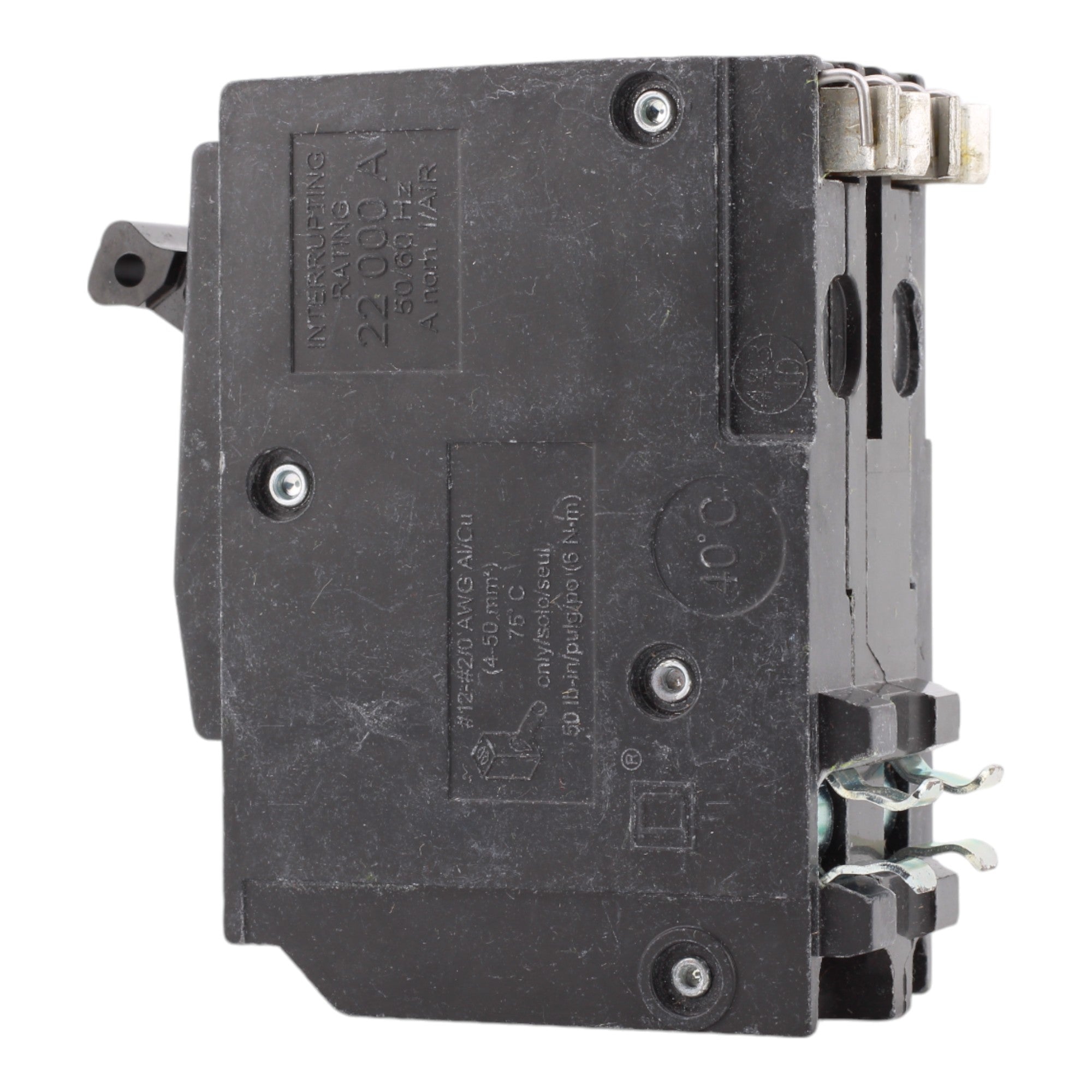 Square D QO2110VH 110 Amp Double Pole 240V Standard Trip Plug-In Circuit Breaker UL