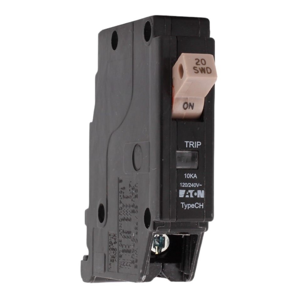 Eaton CHF120 20 Amp Single Pole 120V Plug-In Standard Trip Circuit Breaker UL