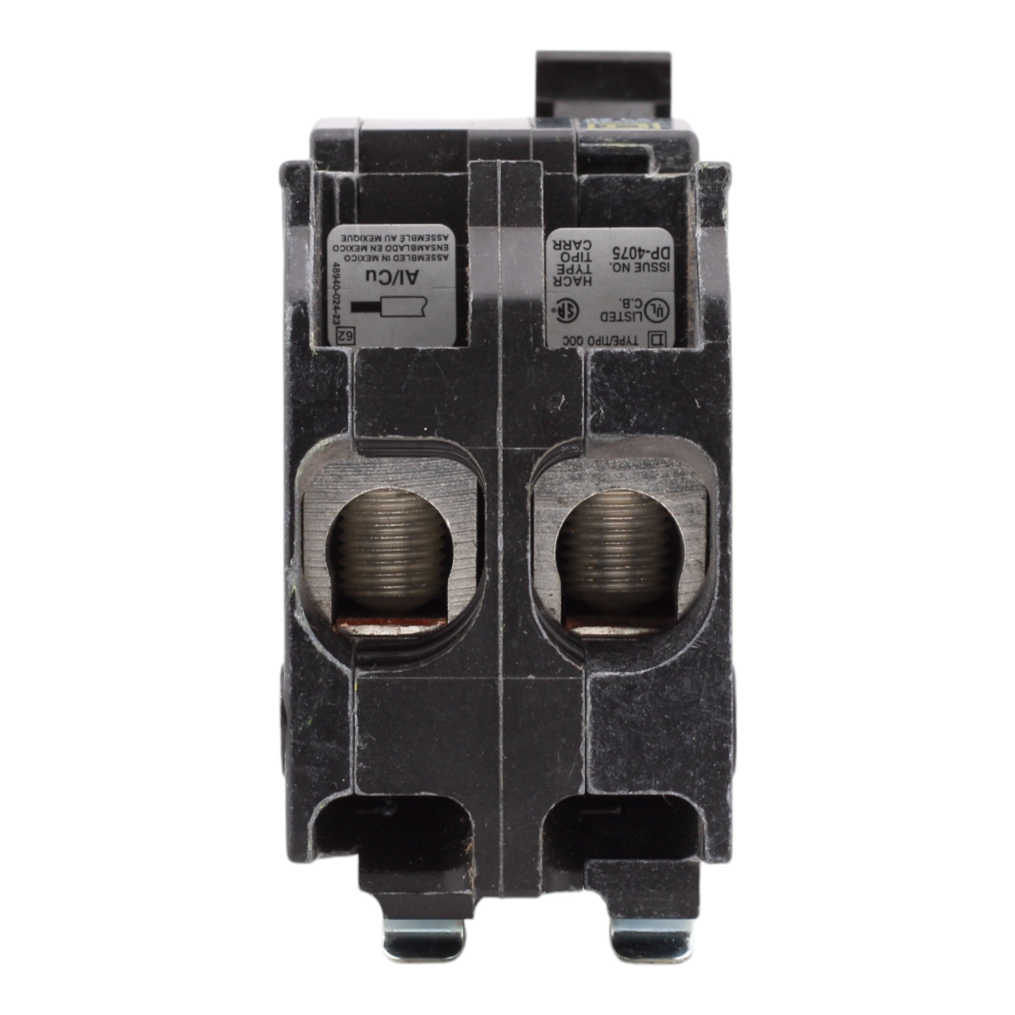 Square D QO2110VH 110 Amp Double Pole 240V Standard Trip Plug-In Circuit Breaker UL