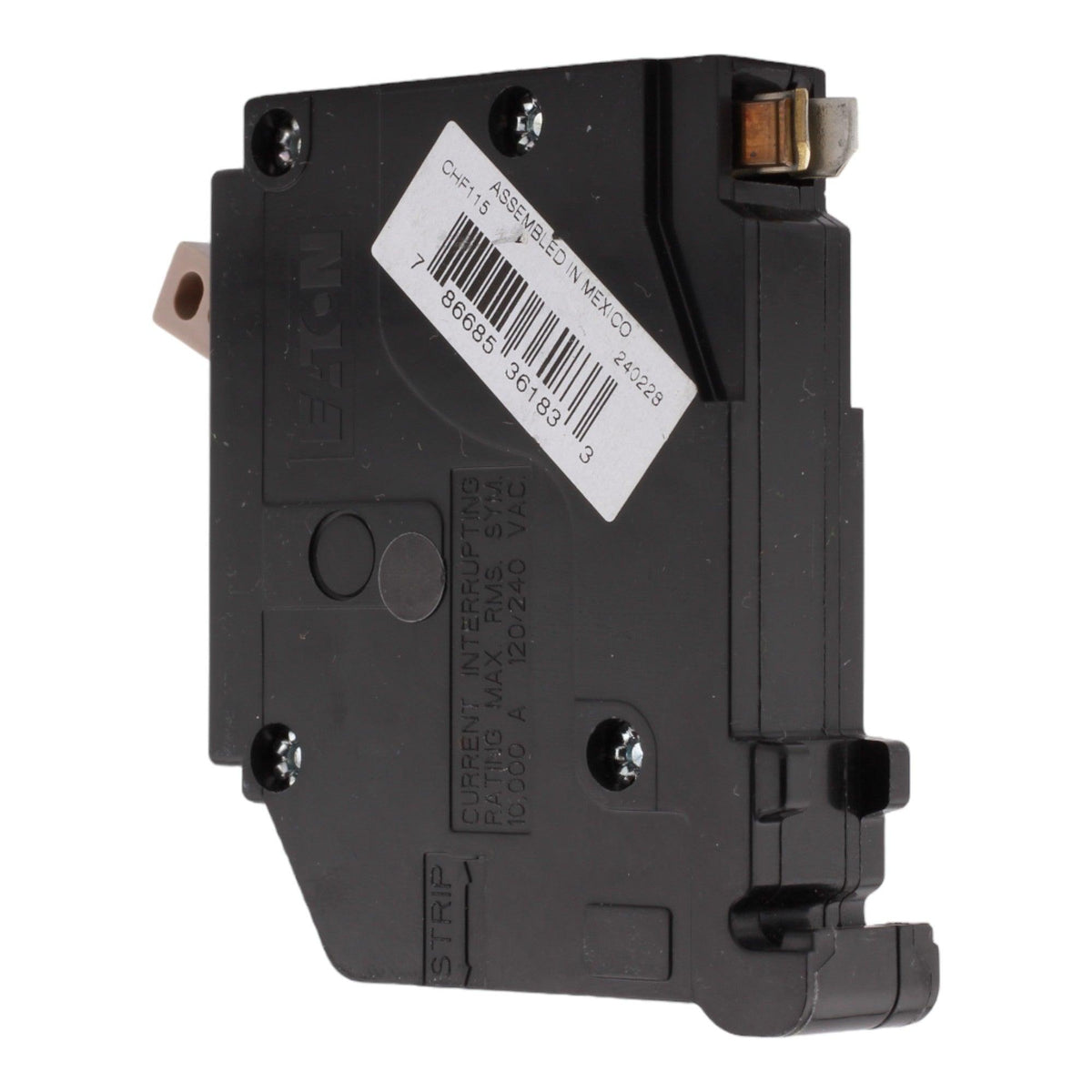 Eaton CHF115 15 Amp Single Pole 120V Plug-In Standard Trip Circuit Breaker UL