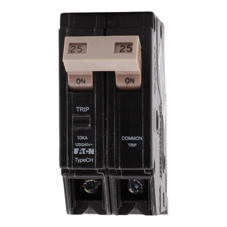 Eaton CHF225 25 Amp Double Pole 240V Plug-In Standard Trip Circuit Breaker UL