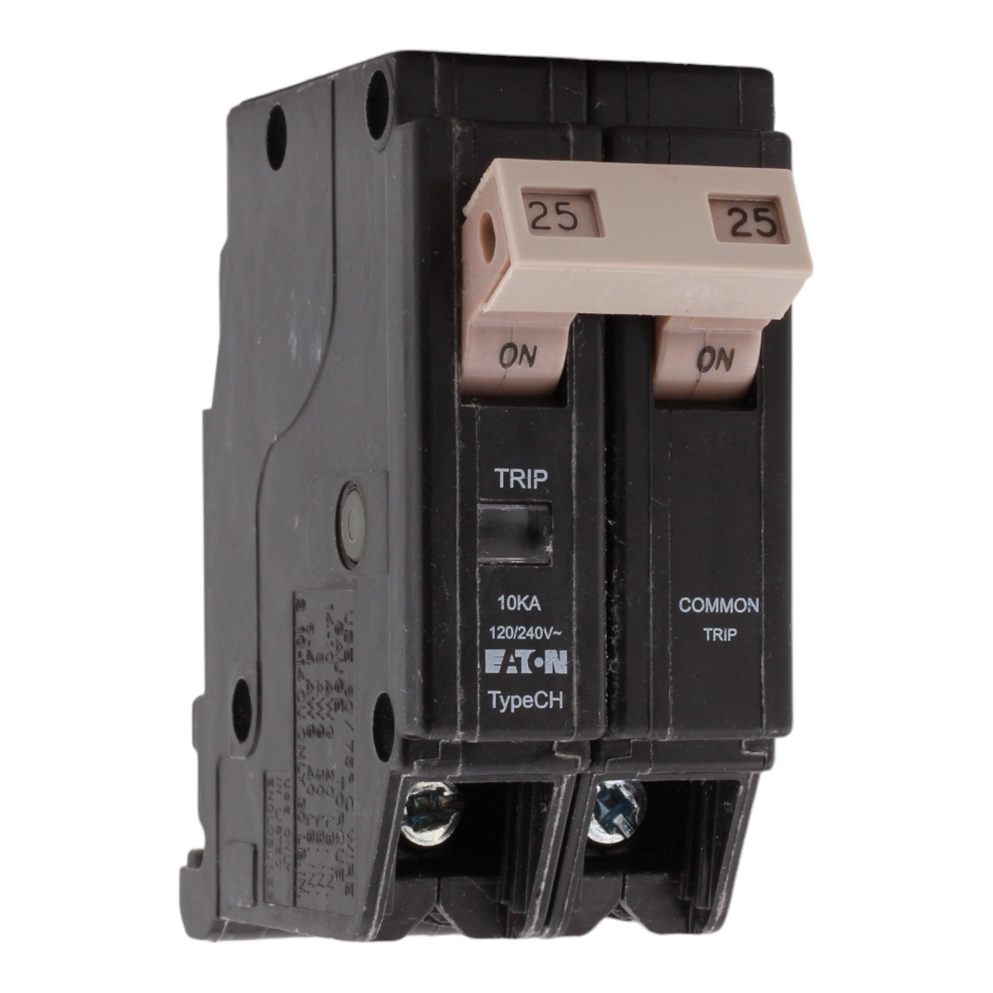 Eaton CHF225 25 Amp Double Pole 240V Plug-In Standard Trip Circuit Breaker UL