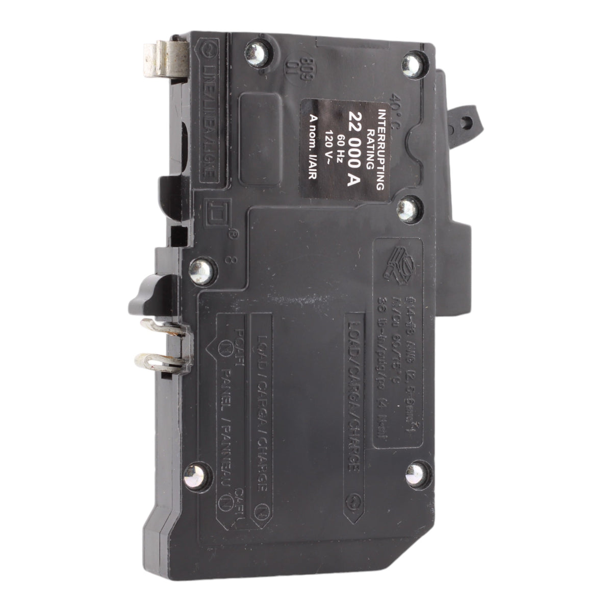 Square D QO120VHPCAFI 20 Amp Single Pole 120V Plug-On Neutral AFCI Arc Fault Circuit Breaker UL